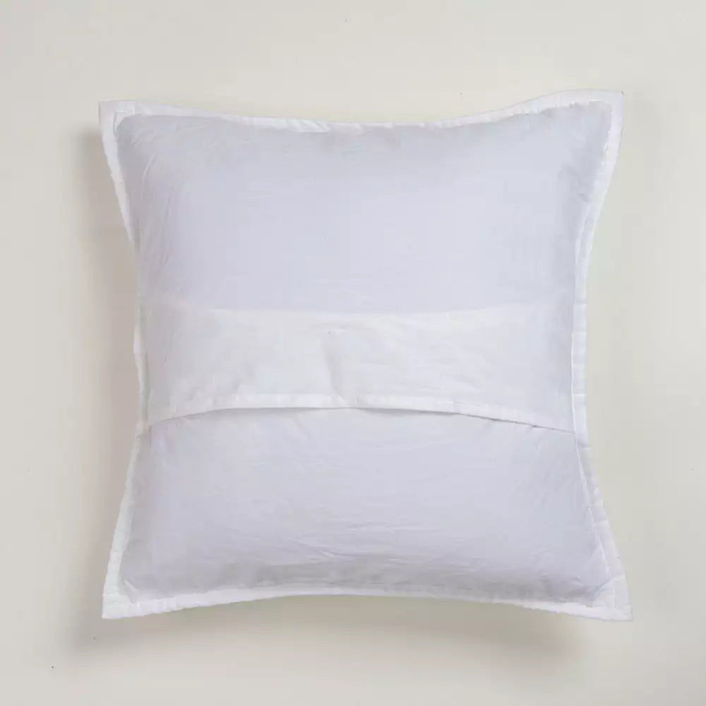 Premium Handmade Solid Kantha Quilted Cushion Covers